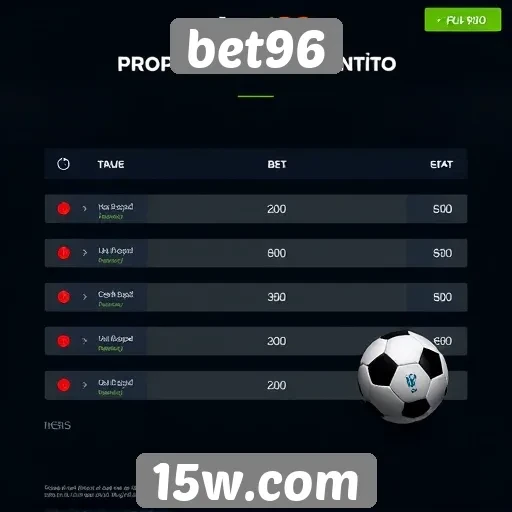 Opções de pagamento disponíveis no bet96